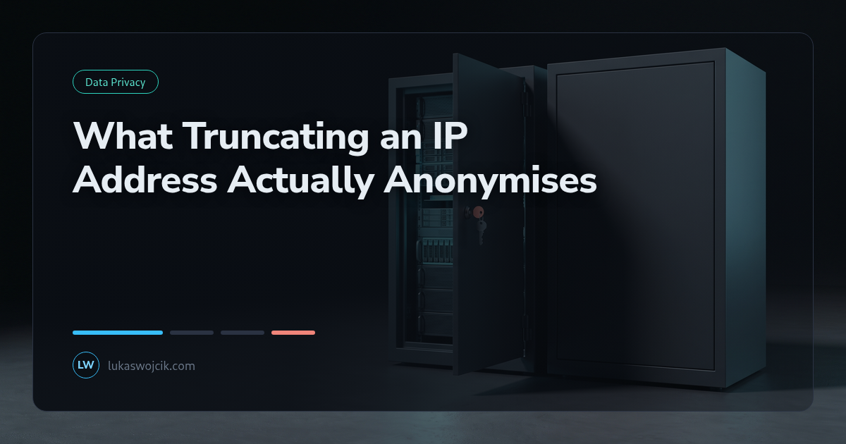 What Truncating an IP Address Actually Anonymises