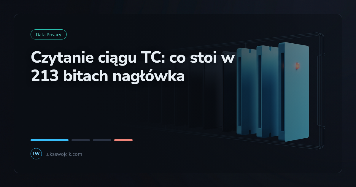 Czytanie ciągu TC: co stoi w 213 bitach nagłówka
