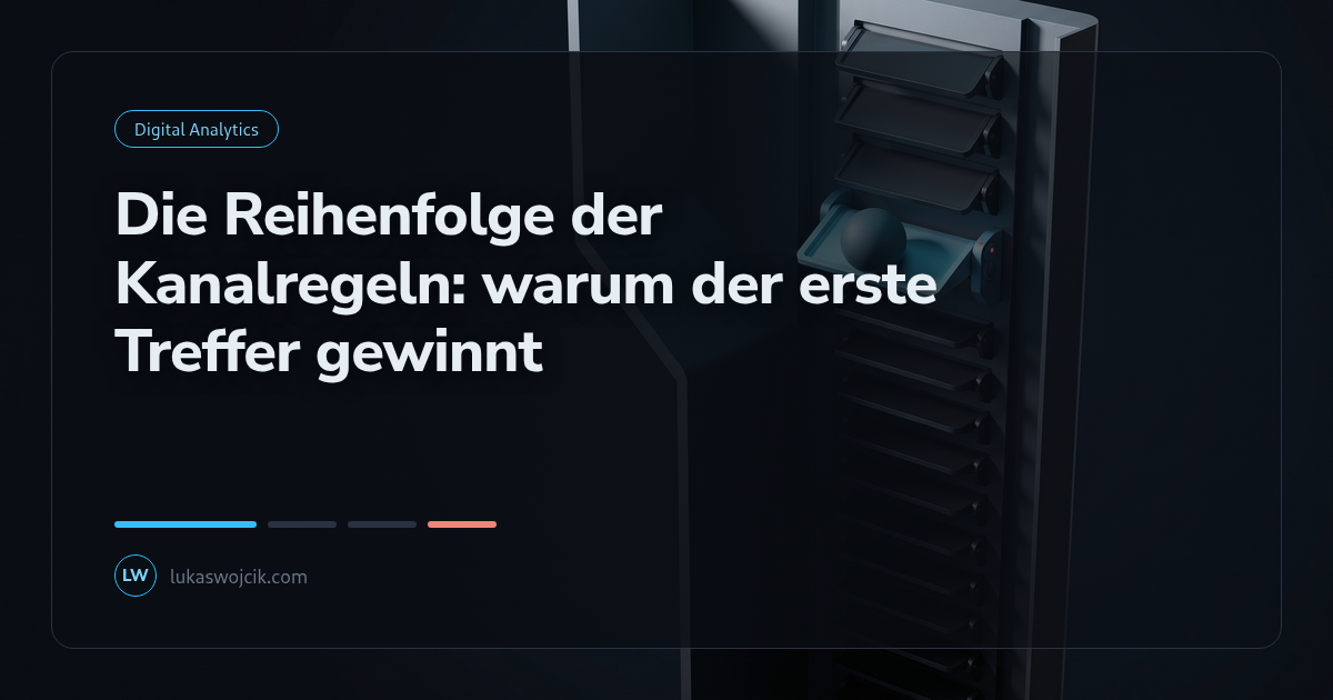 Die Reihenfolge der Kanalregeln: warum der erste Treffer gewinnt