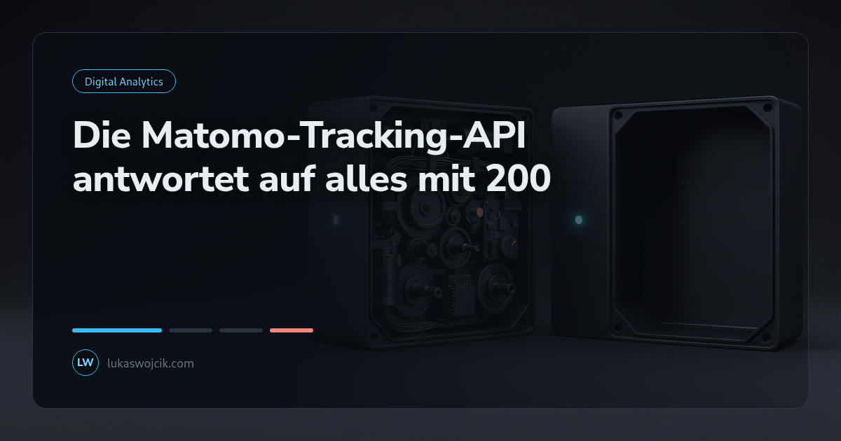 Die Matomo-Tracking-API antwortet auf alles mit 200