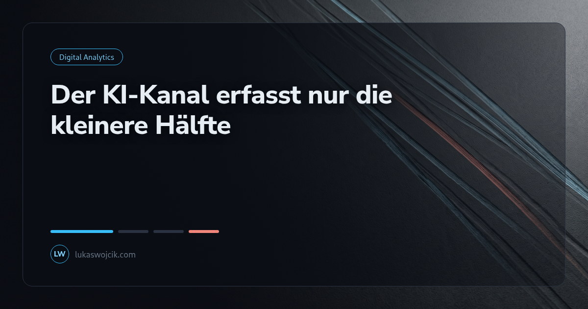 Der KI-Kanal erfasst nur die kleinere Hälfte