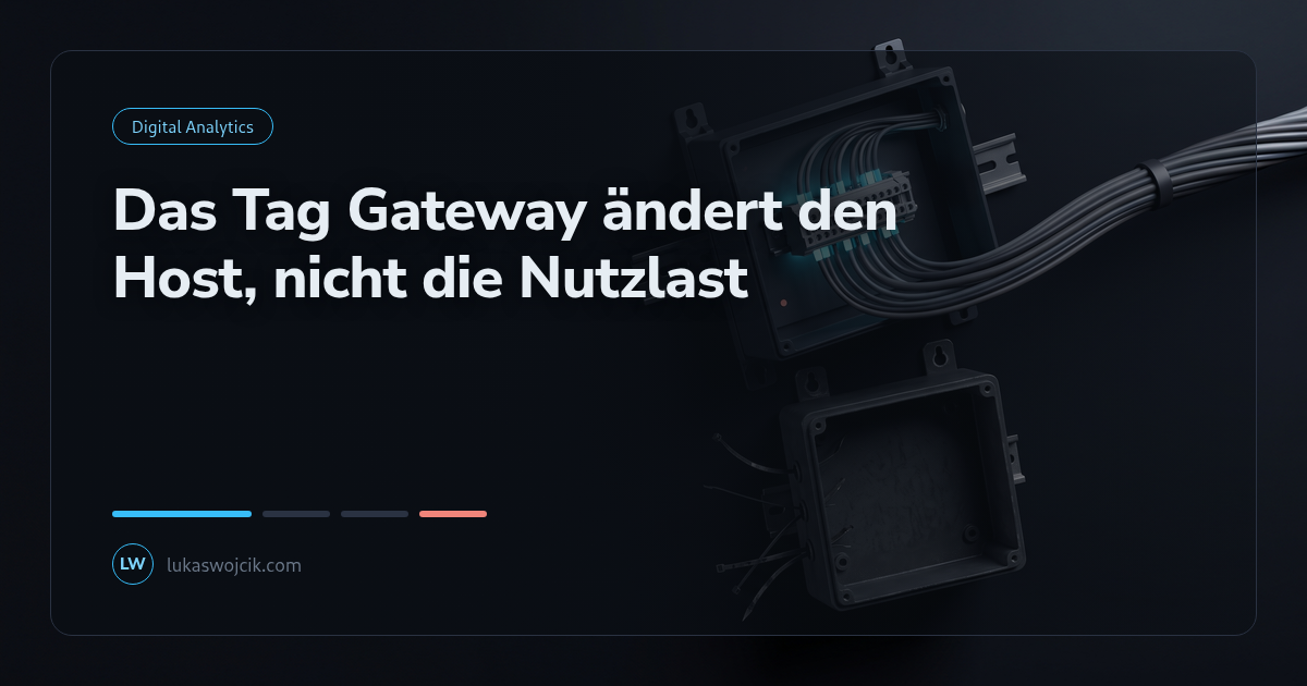 Das Tag Gateway ändert den Host, nicht die Nutzlast
