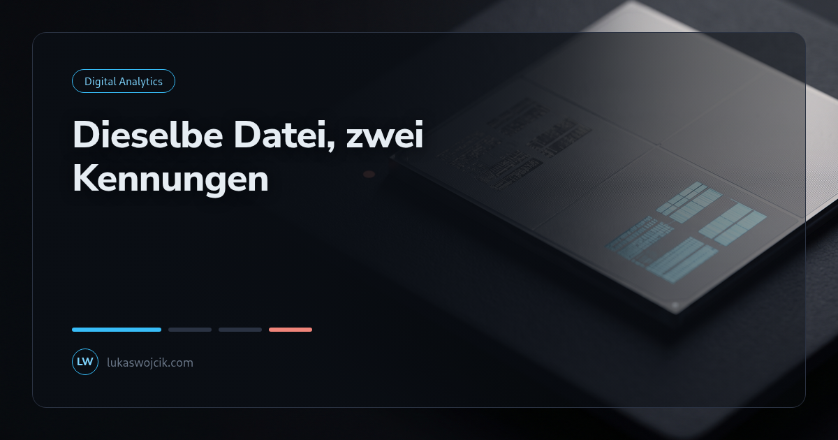 Dieselbe Datei, zwei Kennungen