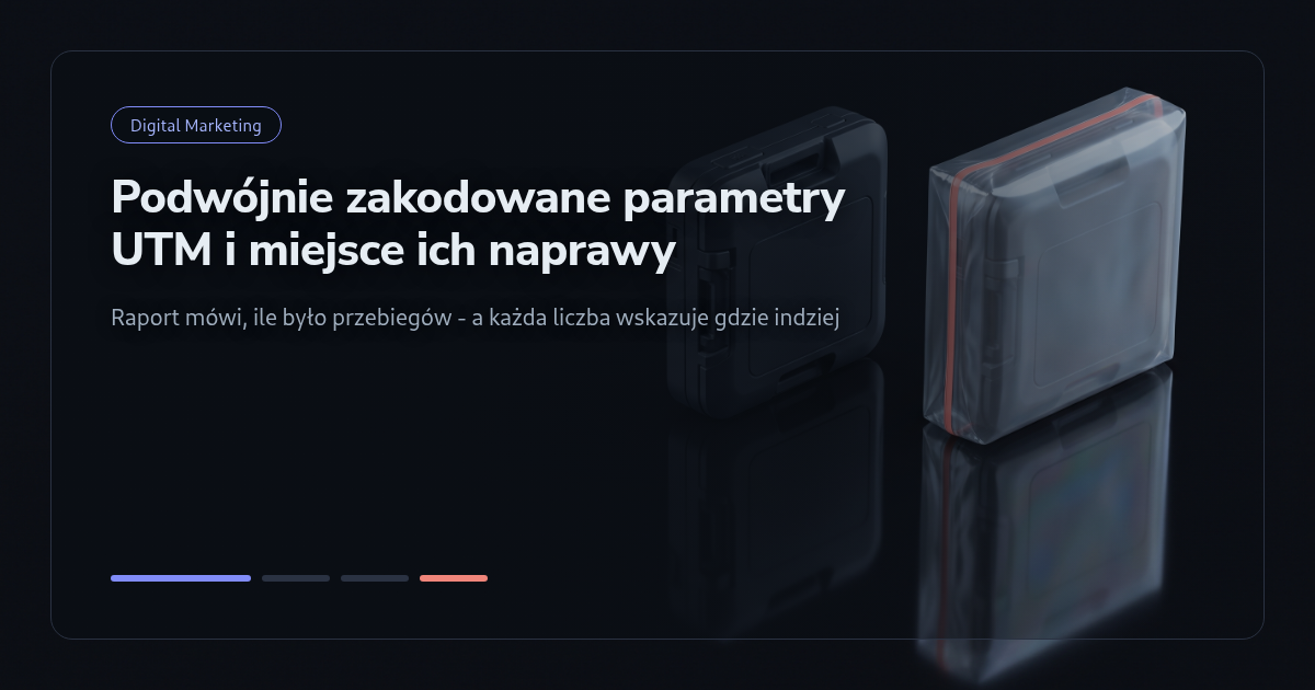 Tutorial: Podwójnie zakodowane parametry UTM i miejsce ich naprawy