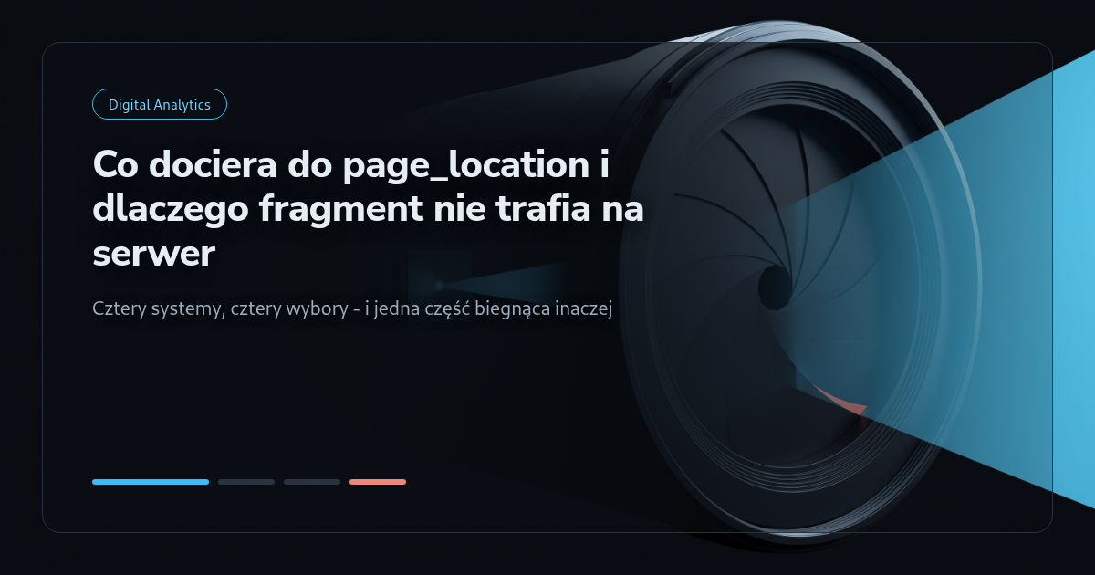 Tutorial: Co dociera do page_location i dlaczego fragment nigdy nie trafia na serwer