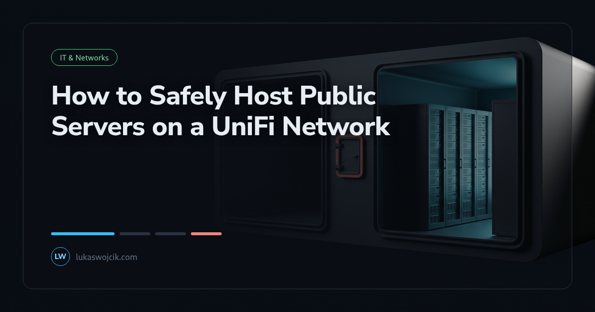 How to Safely Host Public Servers on a UniFi Network
