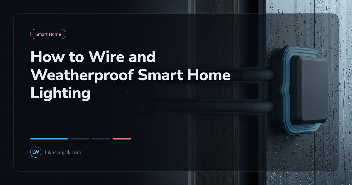 How to Wire and Weatherproof Smart Home Lighting
