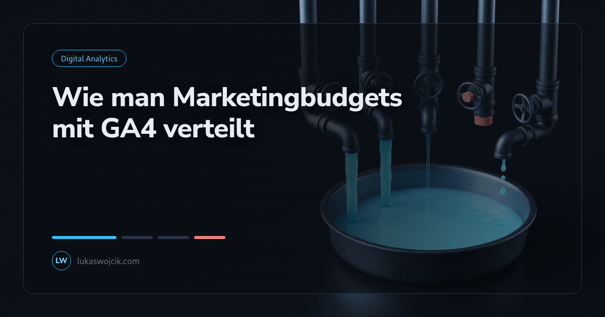 Wie man Marketingbudgets mit GA4 verteilt