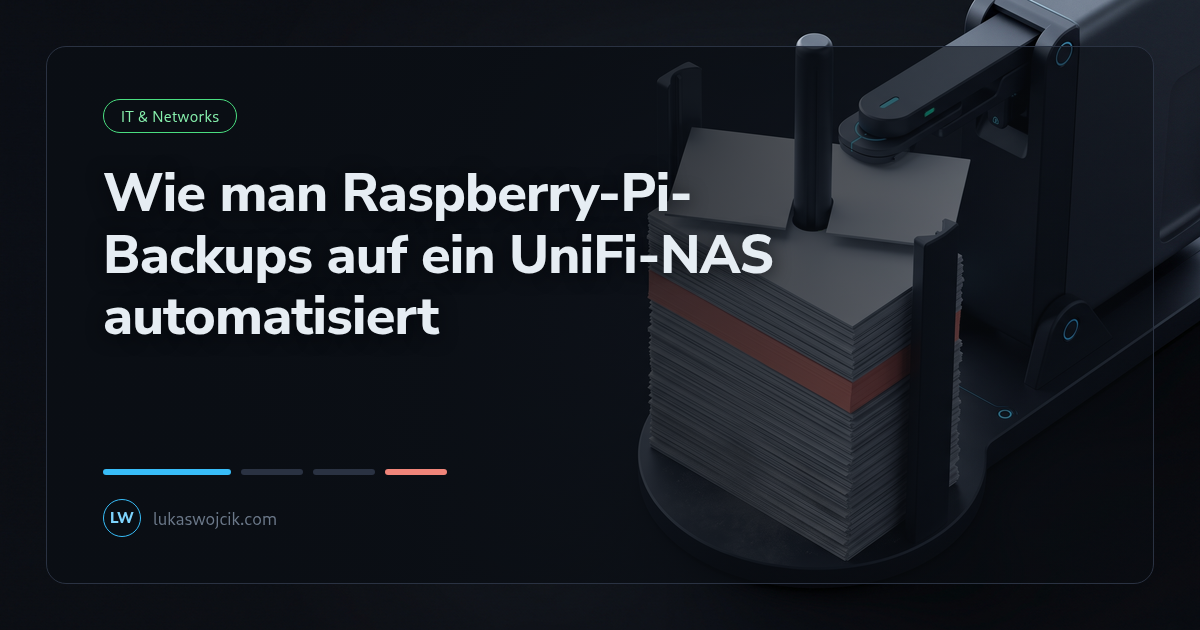 Wie man Raspberry-Pi-Backups auf ein UniFi-NAS automatisiert