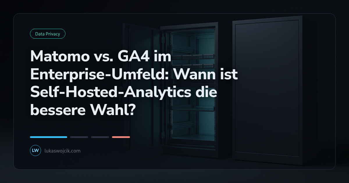 Matomo vs. GA4 im Enterprise-Umfeld: Wann ist Self-Hosted-Analytics die bessere Wahl?