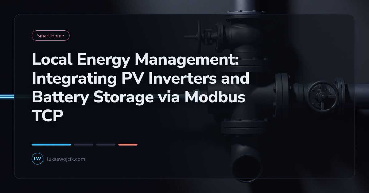 Local Energy Management: Integrating PV Inverters and Battery Storage via Modbus TCP