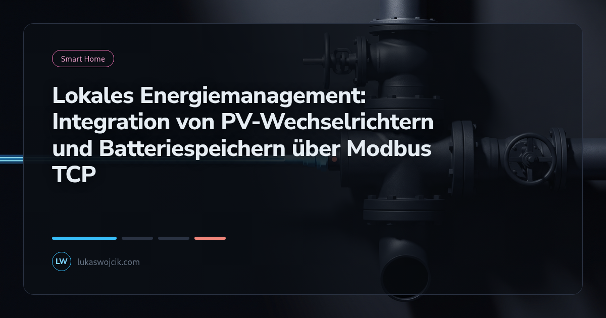 Lokales Energiemanagement: Integration von PV-Wechselrichtern und Batteriespeichern über Modbus TCP