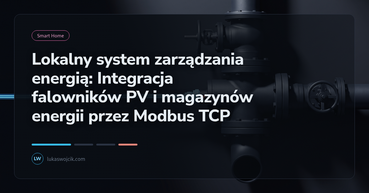 Lokalny system zarządzania energią: Integracja falowników PV i magazynów energii przez Modbus TCP