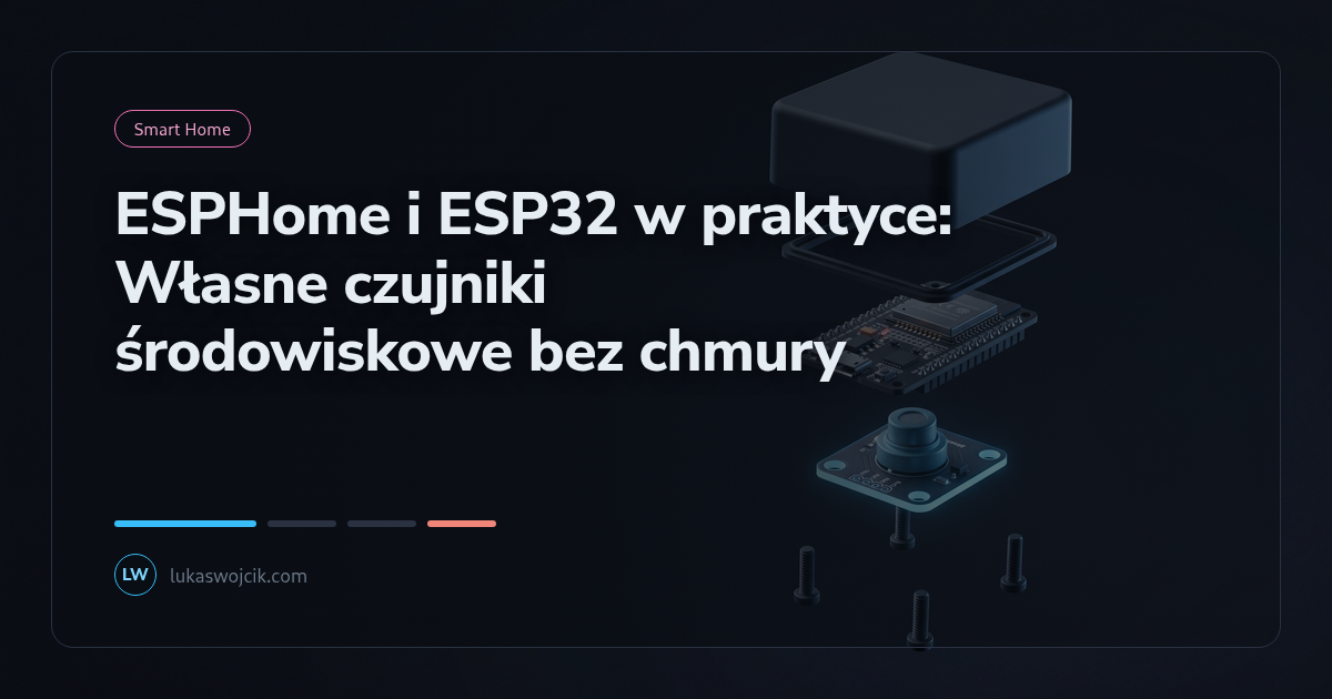 ESPHome i ESP32 w praktyce: Własne czujniki środowiskowe bez chmury