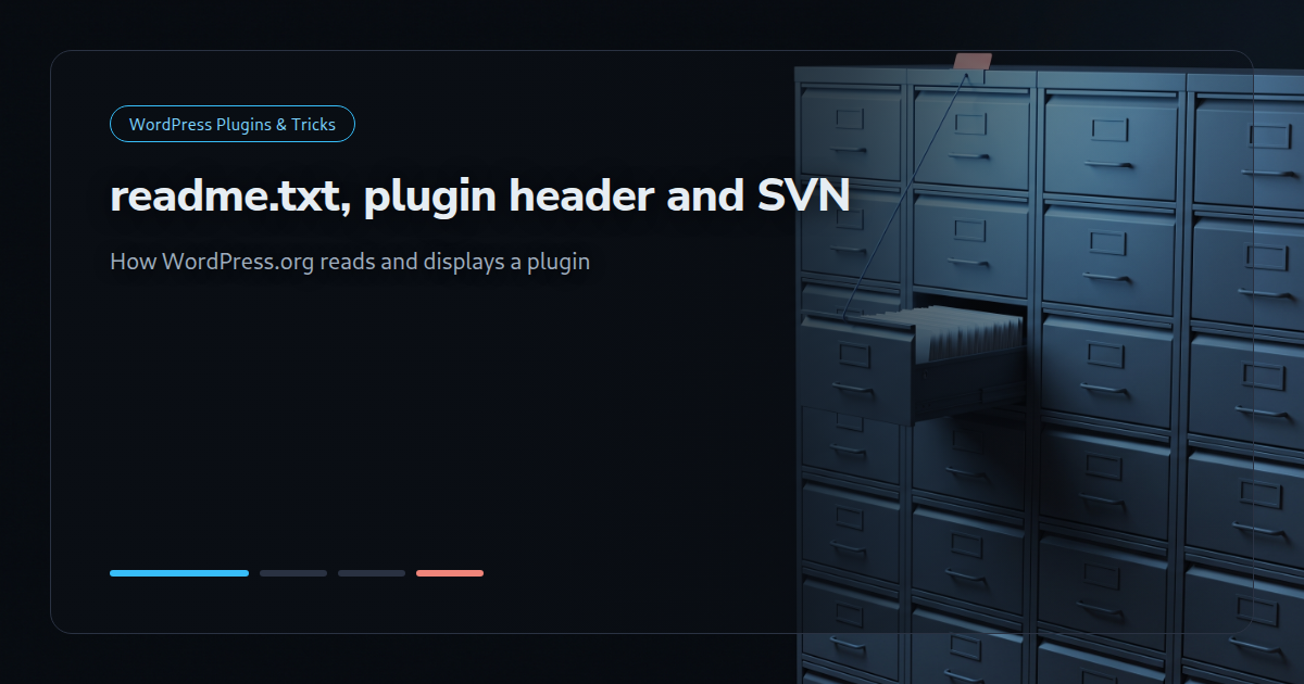 readme.txt, header and SVN: how WordPress.org reads a plugin