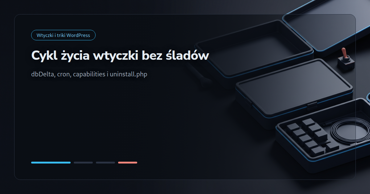 Cykl życia wtyczki: aktywacja, dezaktywacja, odinstalowanie