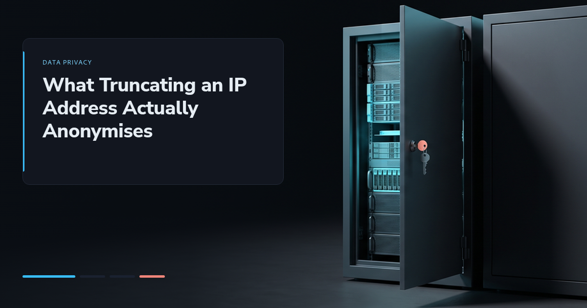 What Truncating an IP Address Actually Anonymises