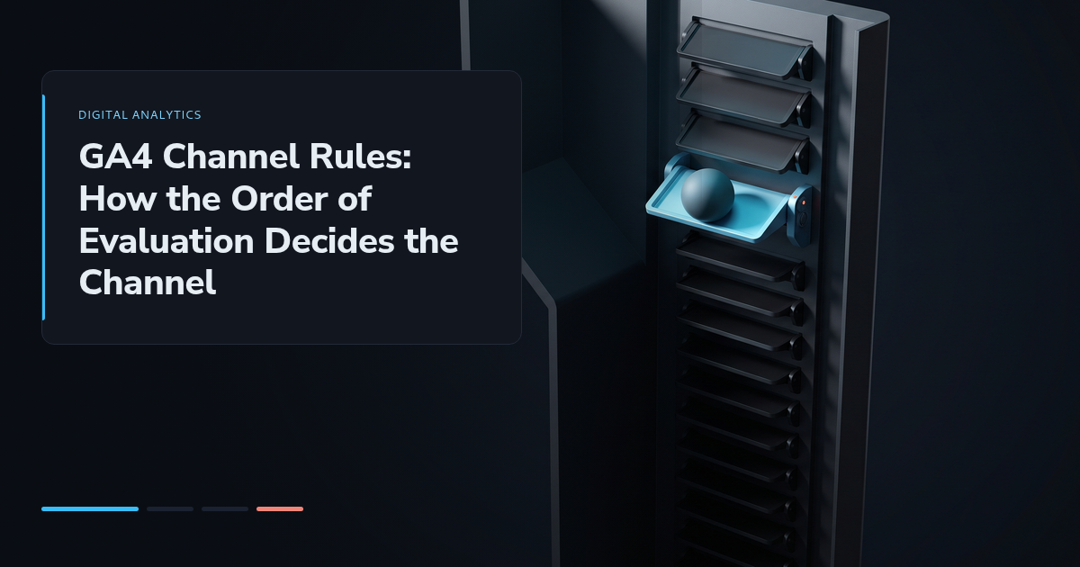 GA4 Channel Rules: How the Order of Evaluation Decides the Channel