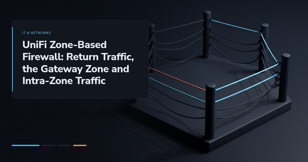 UniFi Zone-Based Firewall: Return Traffic, the Gateway Zone and Intra-Zone Traffic