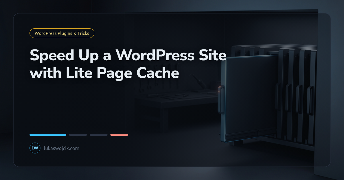 Speed Up a WordPress Site with Lite Page Cache