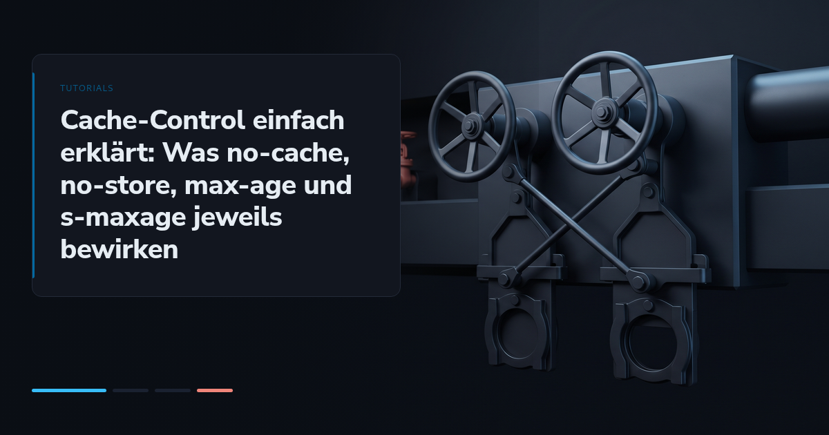 Cache-Control einfach erklärt: Was no-cache, no-store, max-age und s-maxage jeweils bewirken