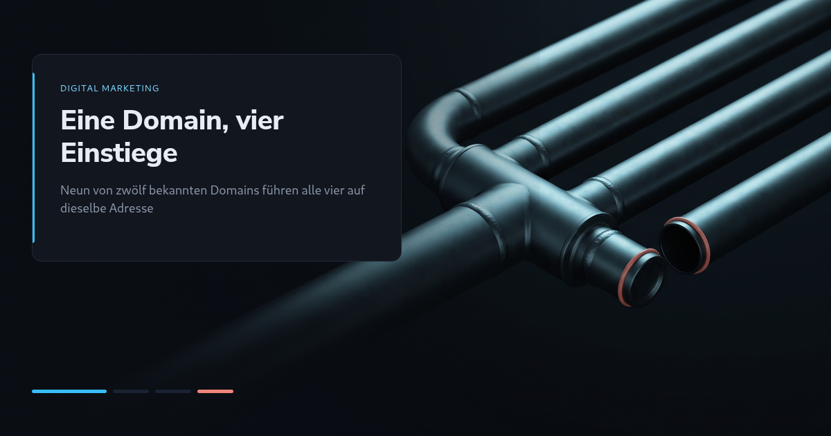 Eine Domain, vier Einstiege: unter welcher Adresse eine Seite wirklich antwortet