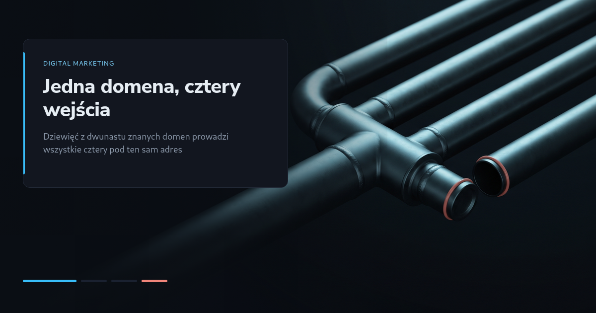 Jedna domena, cztery wejścia: pod jakim adresem strona naprawdę odpowiada