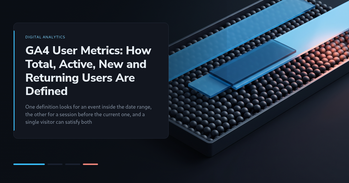 GA4 User Metrics: How Total, Active, New and Returning Users Are Defined