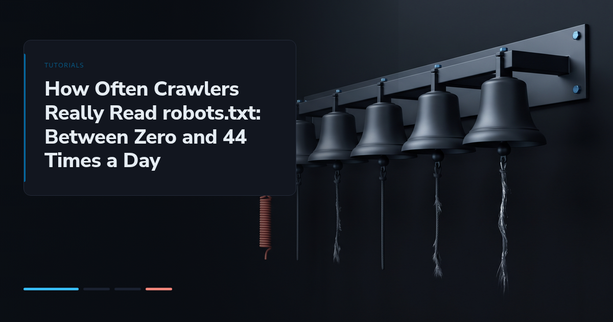 How Often Crawlers Really Read robots.txt: Between Zero and 44 Times a Day