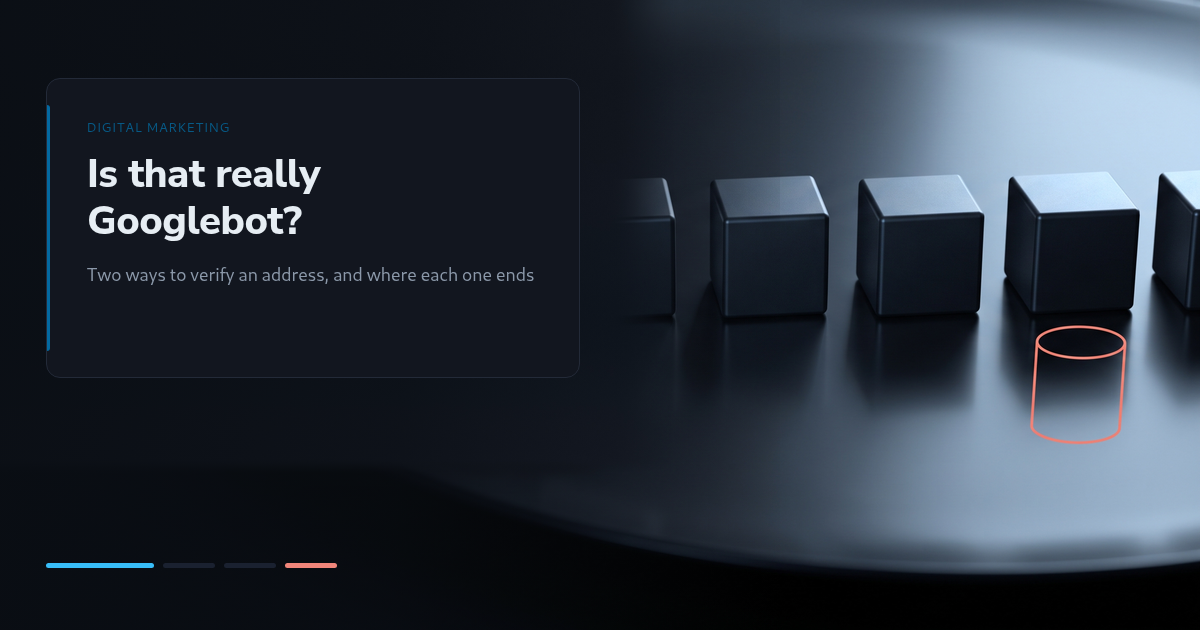Verifying Crawler Addresses: Reverse DNS, Published Ranges, and Where Each Fails