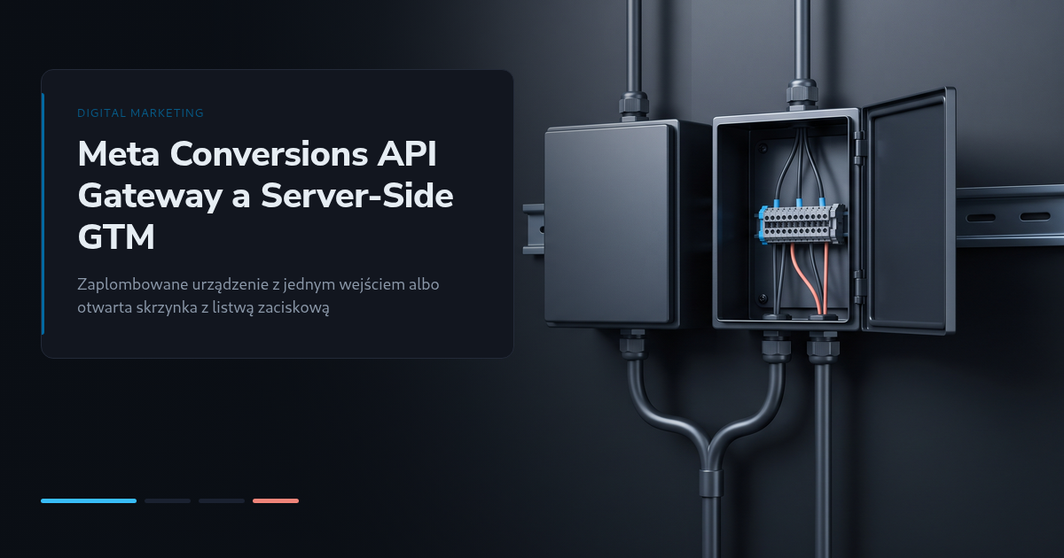 Meta Conversions API Gateway vs. Server-Side GTM: Koszty, kontrola, Match Quality