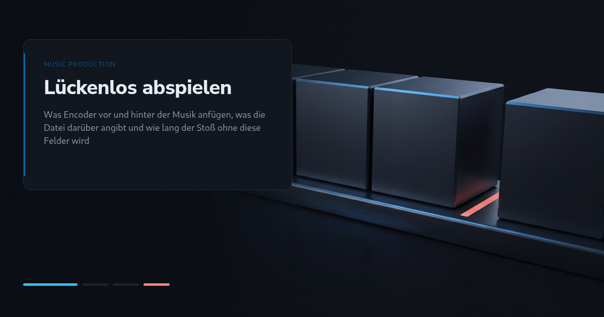 Lückenlos abspielen: Vorlauf und Nachlauf von MP3, AAC, Opus und FLAC gemessen