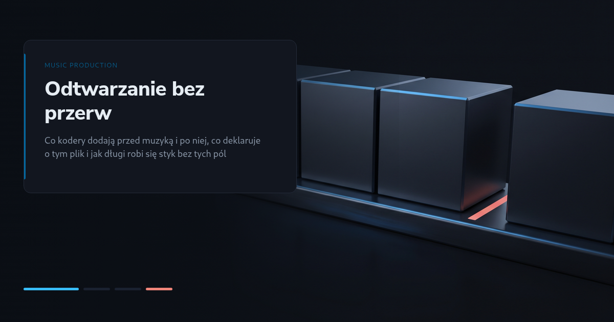 Odtwarzanie bez przerw: wyprzedzenie i dopełnienie w MP3, AAC, Opus i FLAC, pomiar