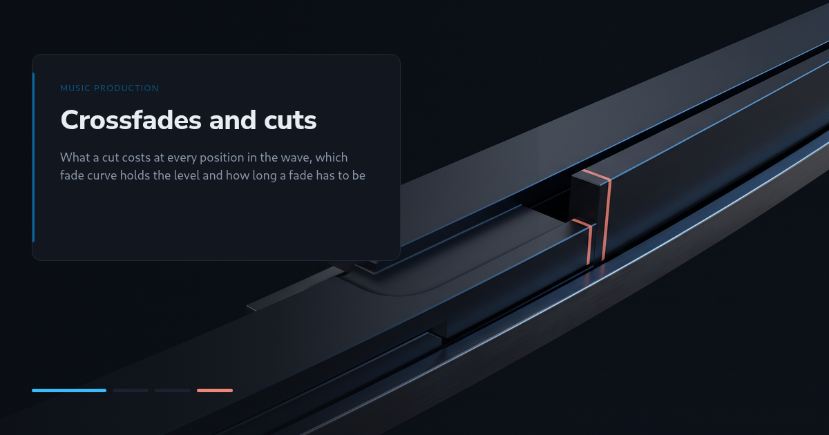 Crossfades and Cuts: The Click at the Splice, the Level Hole in the Fade and the Length a Fade Needs, Measured