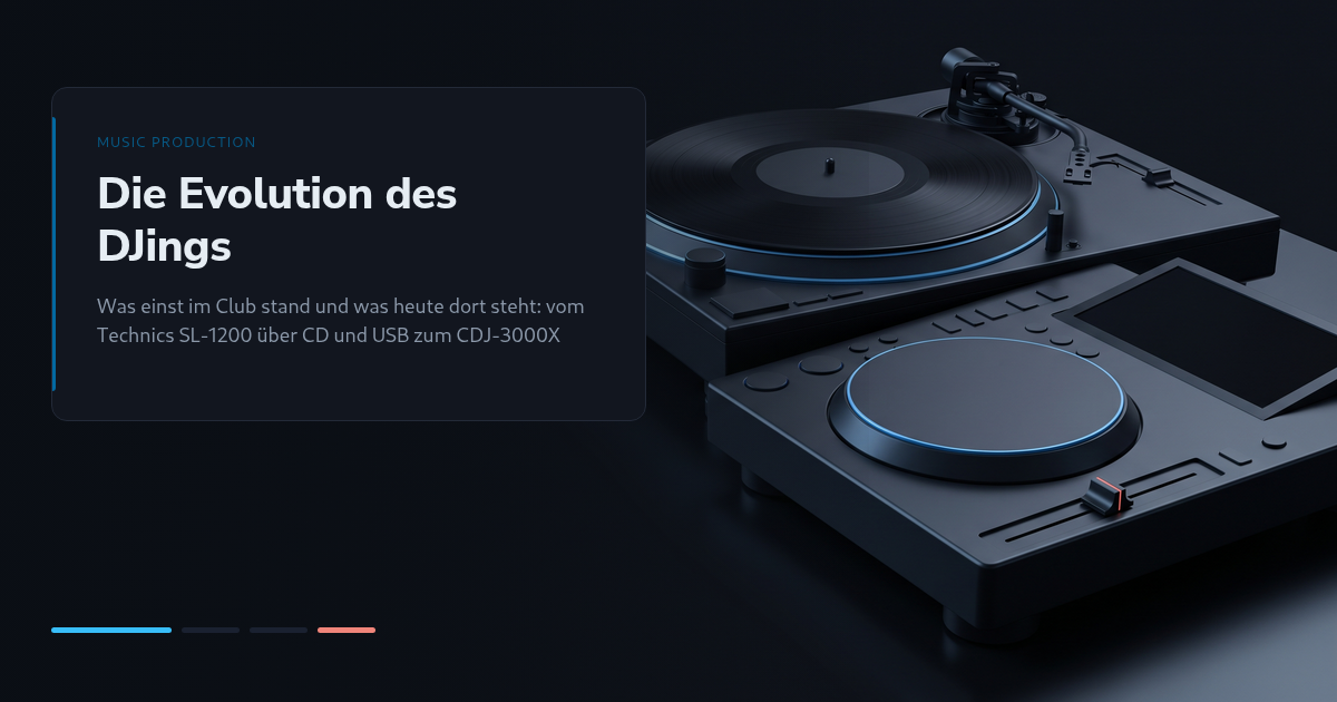 Die Evolution des DJings: vom Technics SL-1200 zum CDJ-3000X – was einst im Club stand und was heute dort steht