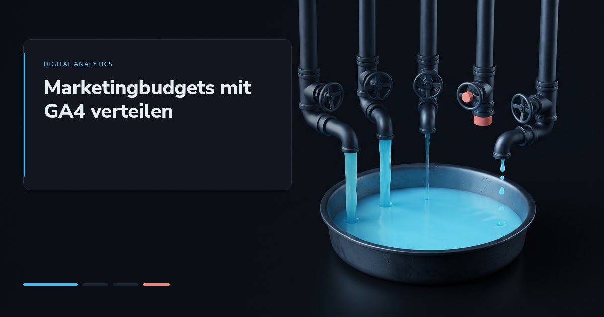 Marketingbudgets mit GA4 verteilen