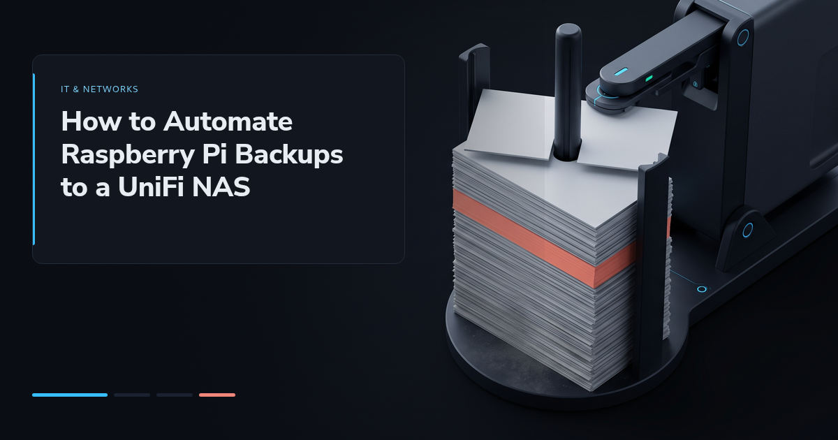How to Automate Raspberry Pi Backups to a UniFi NAS