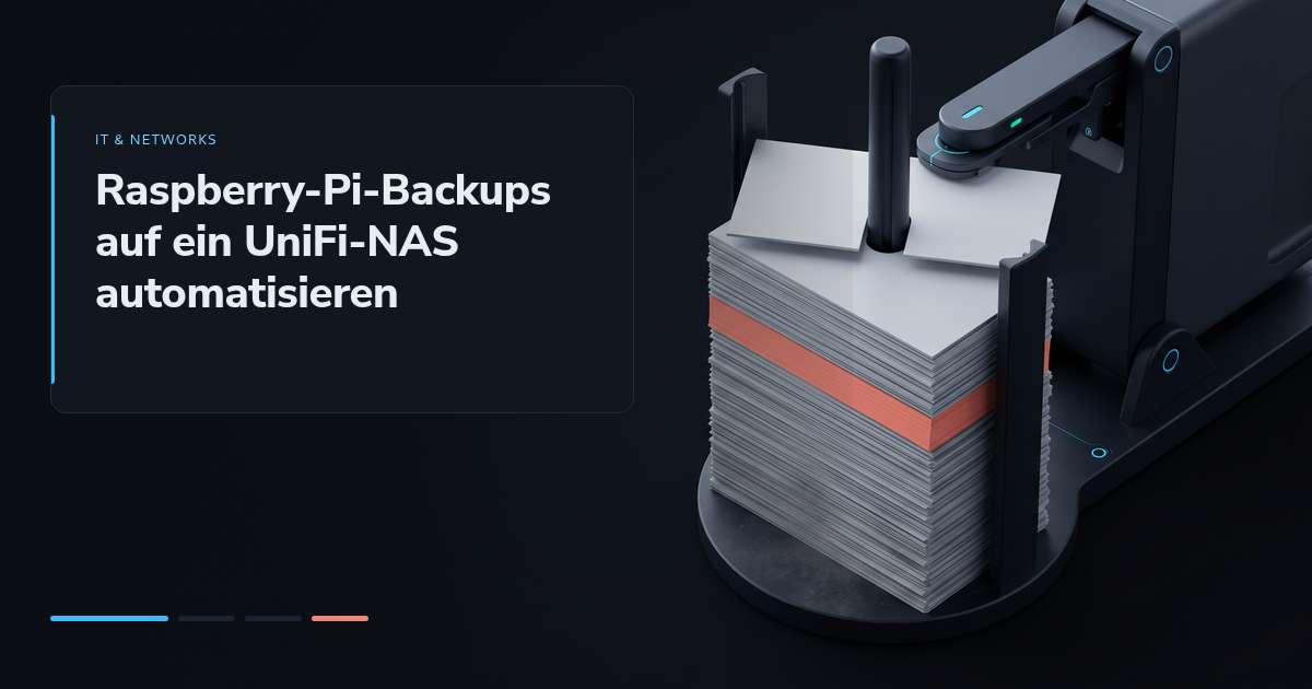 Raspberry-Pi-Backups auf ein UniFi-NAS automatisieren
