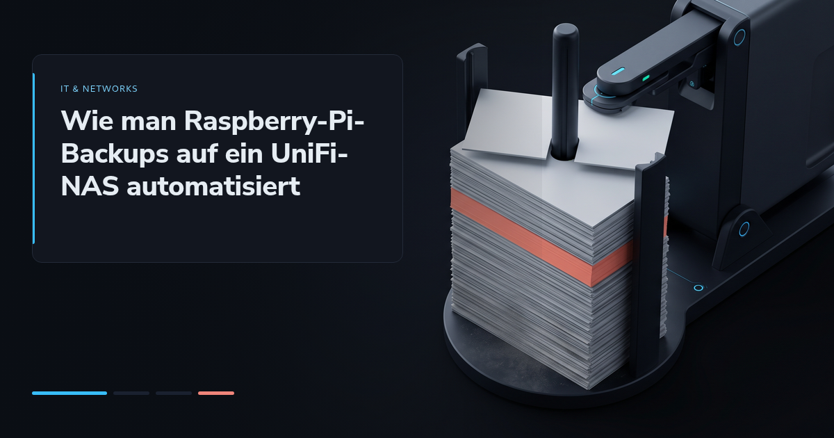 Wie man Raspberry-Pi-Backups auf ein UniFi-NAS automatisiert