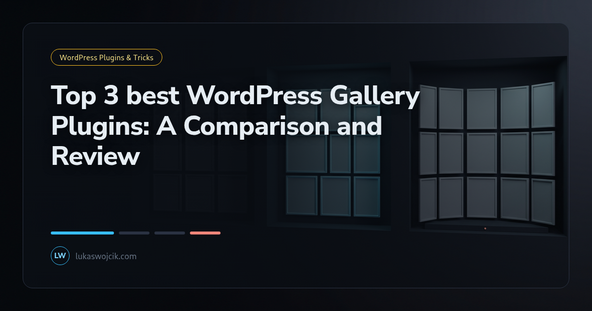 Top 3 best WordPress Gallery Plugins: A Comparison and Review