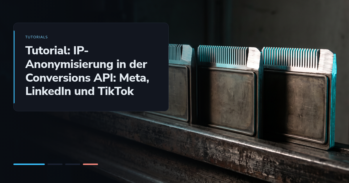 Tutorial: IP-Anonymisierung in der Conversions API: Meta, LinkedIn und TikTok