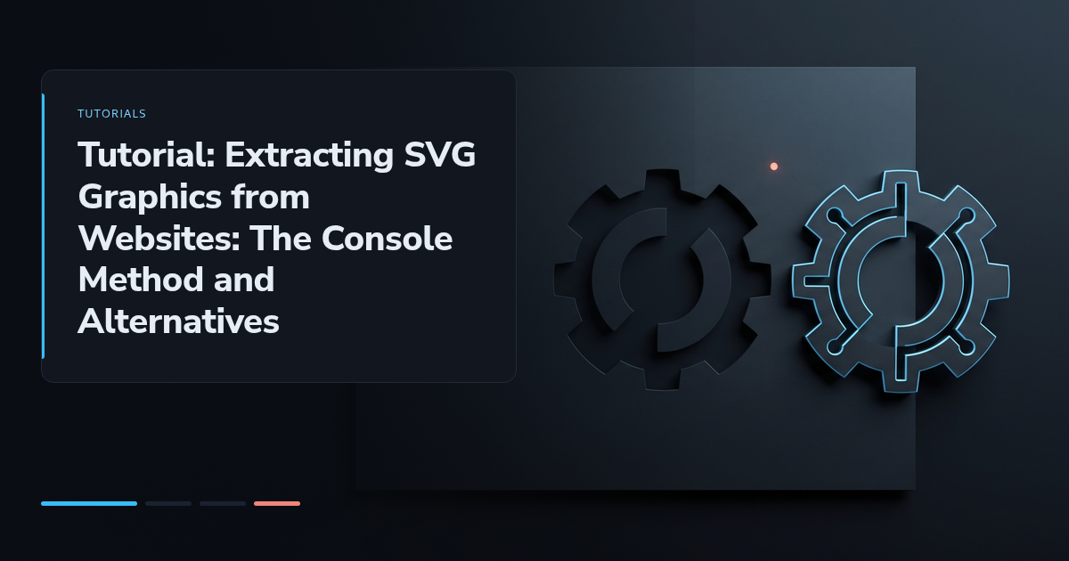 Tutorial: Extracting SVG Graphics from Websites: The Console Method and Alternatives
