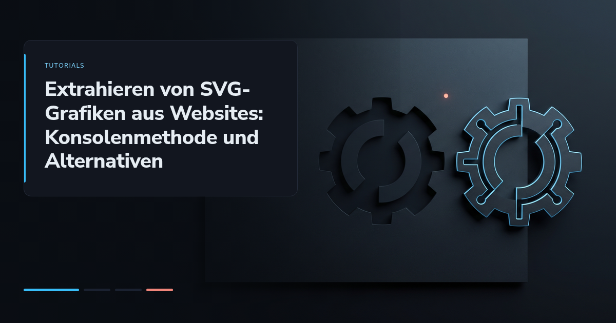 Extrahieren von SVG-Grafiken aus Websites: Konsolenmethode und Alternativen