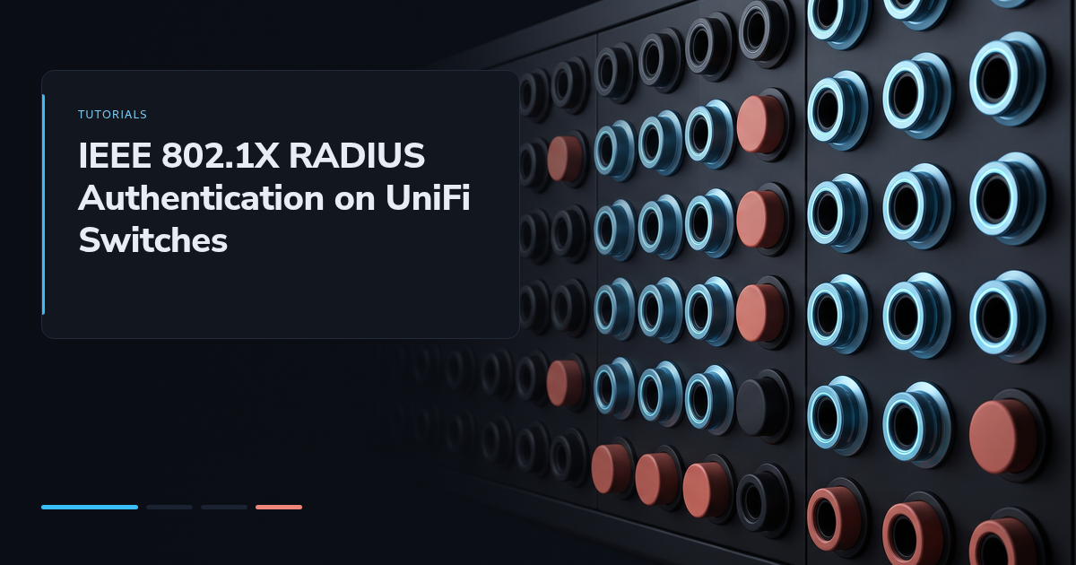 IEEE 802.1X RADIUS Authentication on UniFi Switches