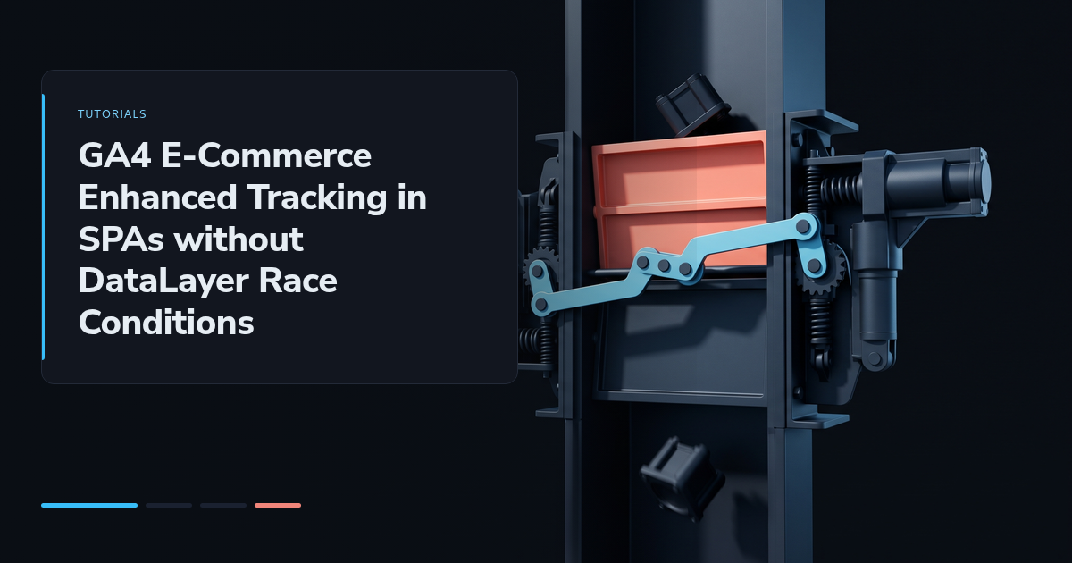 GA4 E-Commerce Enhanced Tracking in SPAs without DataLayer Race Conditions