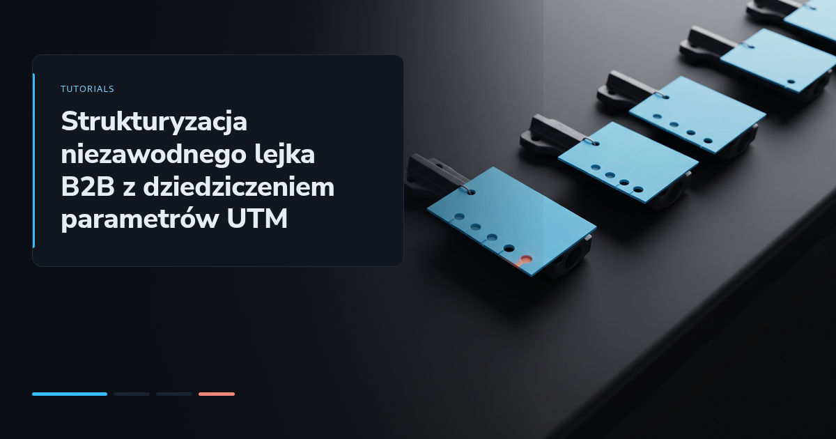 Strukturyzacja niezawodnego lejka B2B z dziedziczeniem parametrów UTM