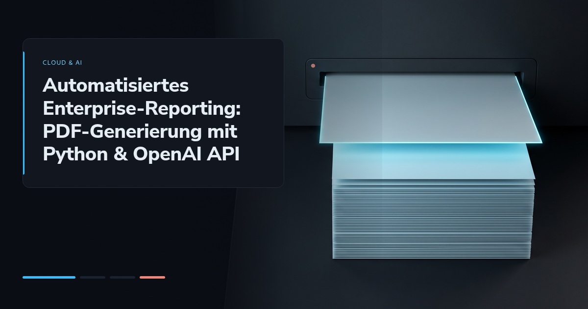 Automatisiertes Enterprise-Reporting: PDF-Generierung mit Python & OpenAI API