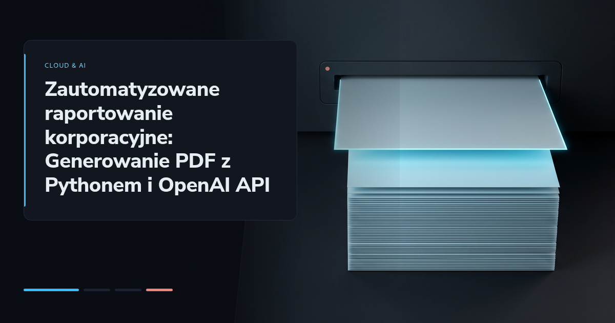 Zautomatyzowane raportowanie korporacyjne: Generowanie PDF z Pythonem i OpenAI API