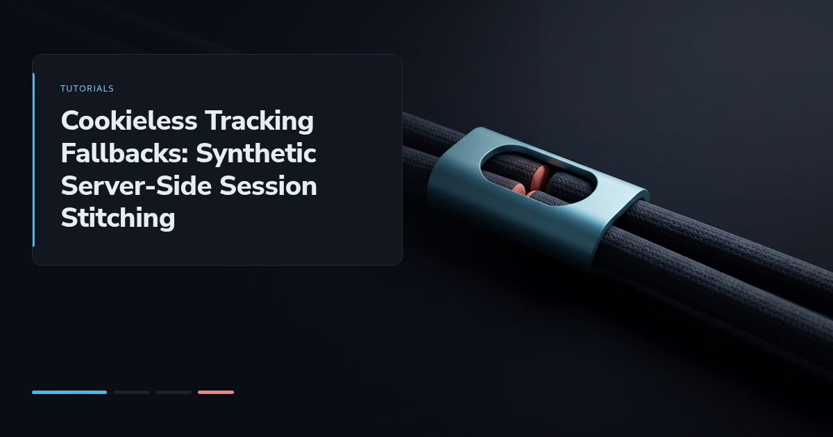Cookieless Tracking Fallbacks: Synthetic Server-Side Session Stitching