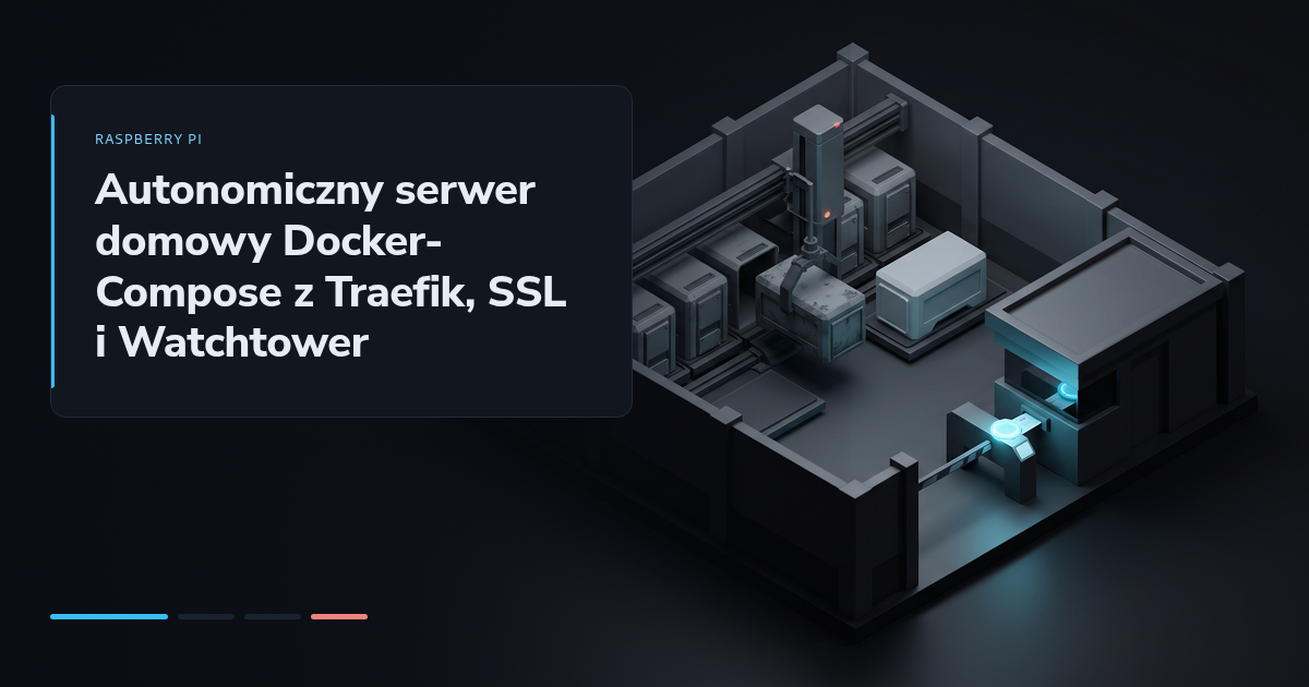 Autonomiczny serwer domowy Docker-Compose z Traefik, SSL i Watchtower